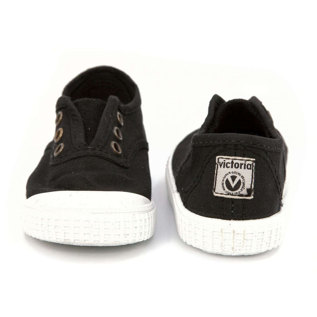 VICTORIA - 1915 INGLESA ELASTIC CANVAS DREC - NEGRO/BLACK - Two Giraffes Children's Footwear