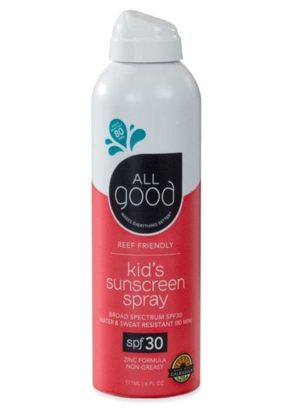 All Good - SPF 30 Kid’s Mineral Sunscreen Spray - Two Giraffes Children's Footwear
