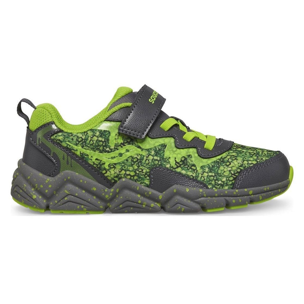 Big Kid's Flash A/C 3.0 Sneaker, Slime - Two Giraffes Children's Footwear
