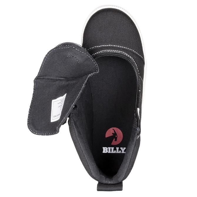 BILLY FOOTWEAR - Black Billy Street Short Wrap High Tops - Two Giraffes Children's Footwear