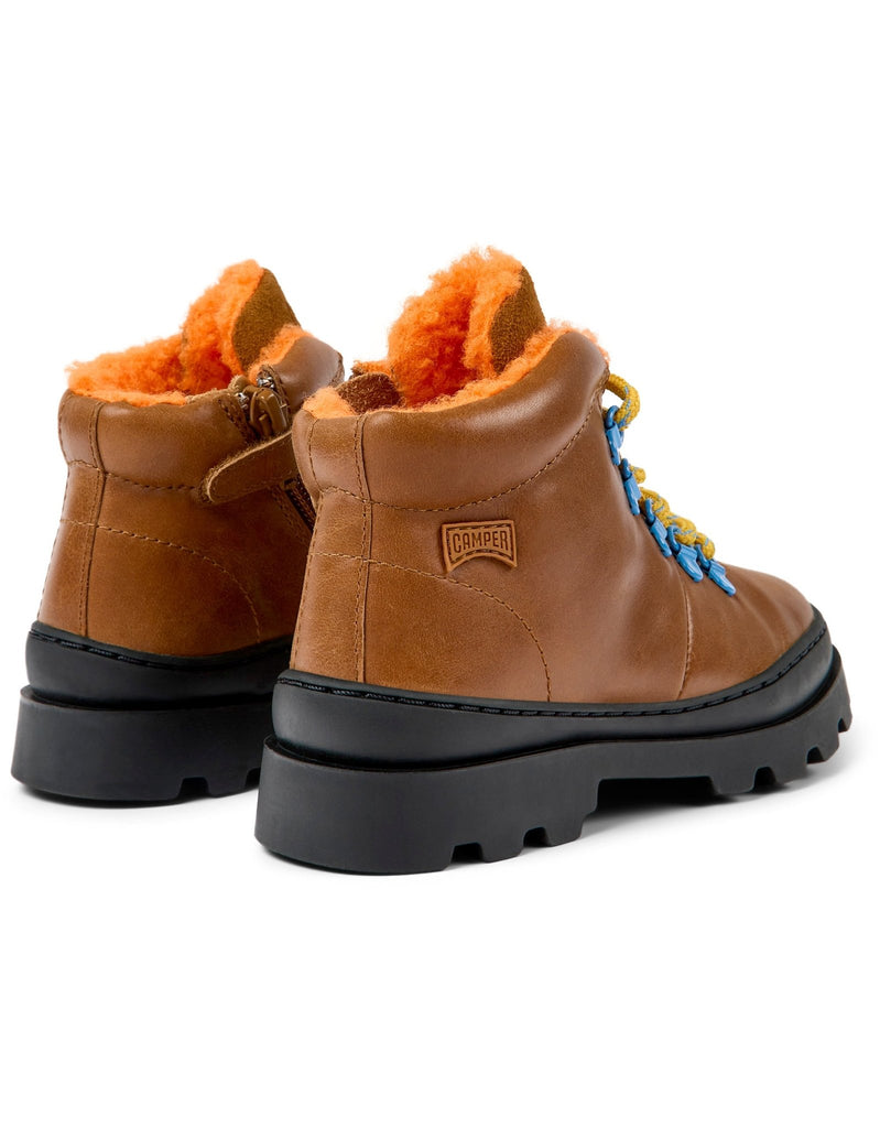 CAMPER - Brutus Lined - Brown - Two Giraffes Children's Footwear