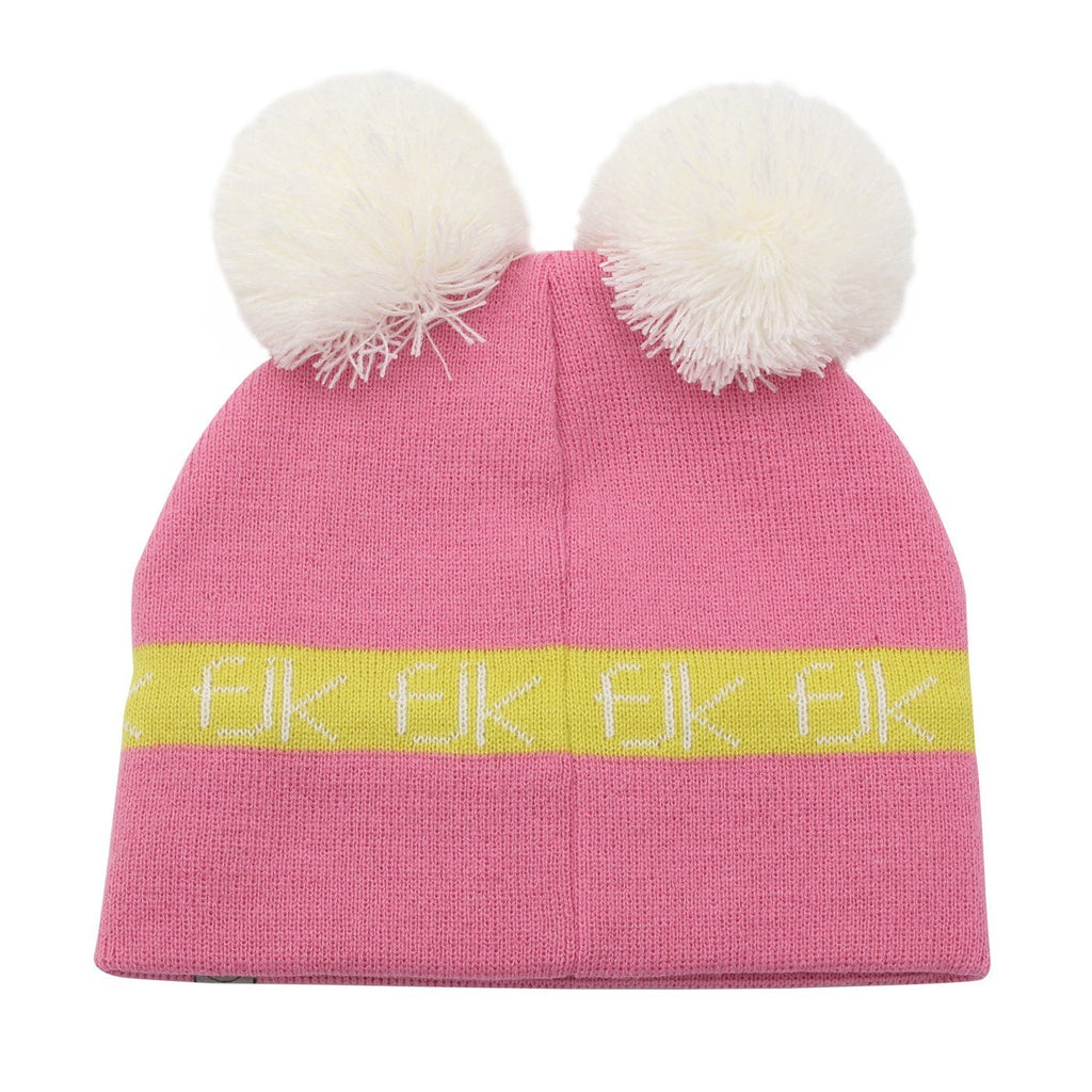 FLAPJACKKIDS - Knitted Toque Ski Goggles Pink Med/Lrg - Two Giraffes Children's Footwear
