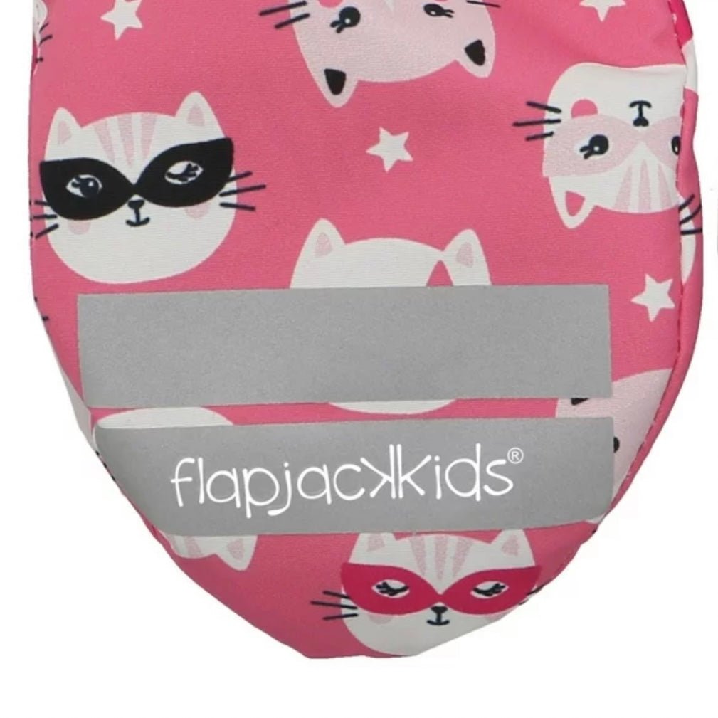 FLAPJACKKIDS - Water Repellent Ski Mittens - Pink Kitten - Two Giraffes Children's Footwear