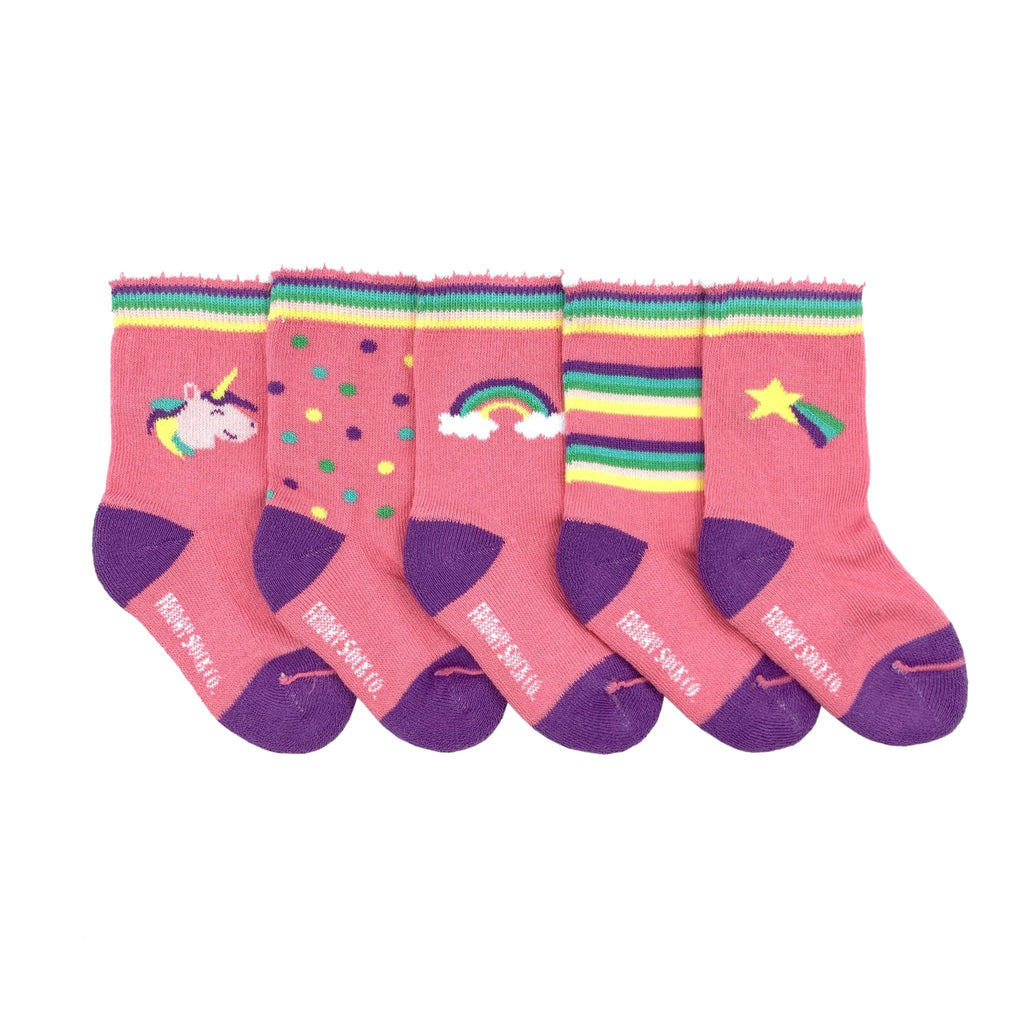 FRIDAY SOCK CO. - Baby Unicorn & Rainbow Socks - Two Giraffes Children's Footwear