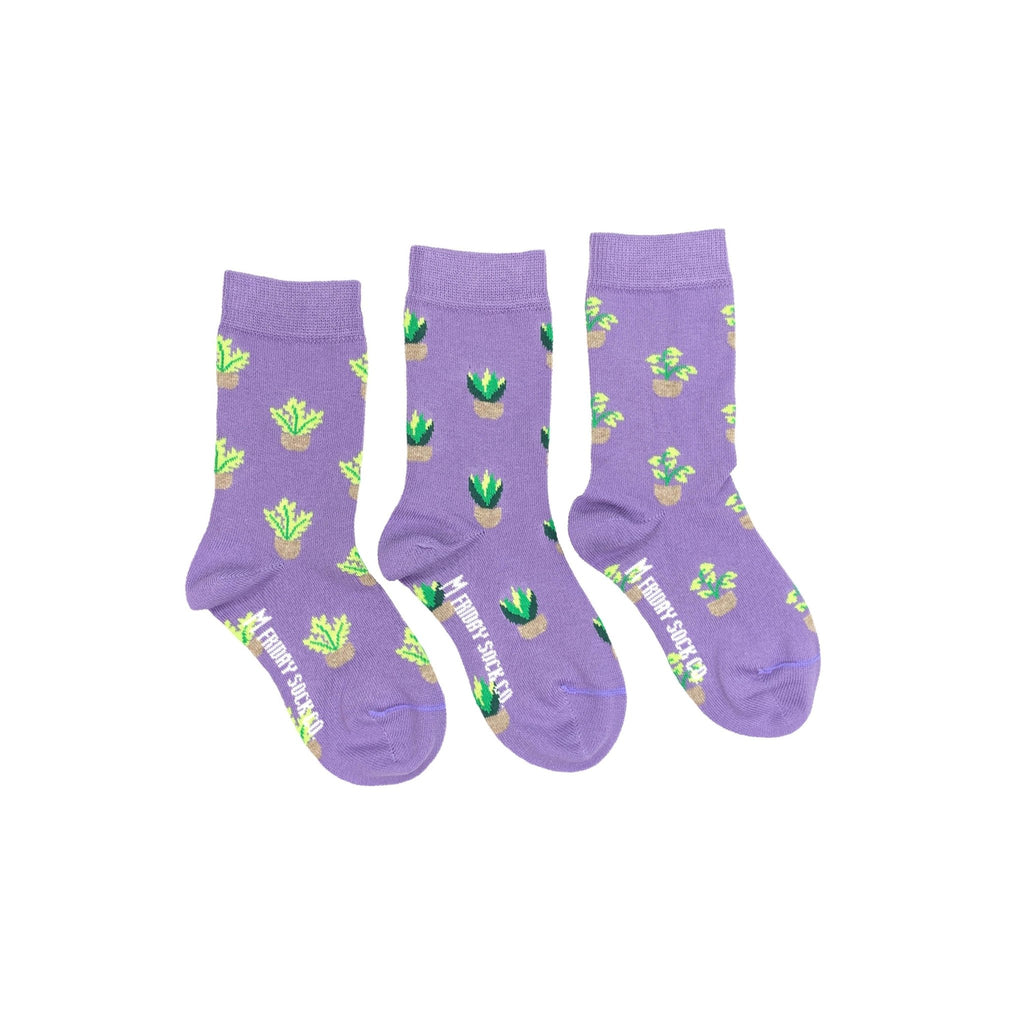 FRIDAY SOCK CO - Kid's Plant Socks - Two Giraffes Children's Footwear