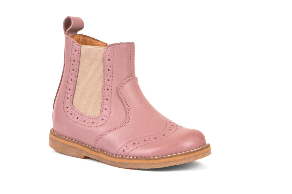 FRODDO - Chelys Brogue - Pink - Two Giraffes Children's Footwear