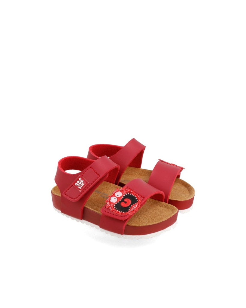 Garvalin - Bio Sandal - Rojo Red - Two Giraffes Children's Footwear