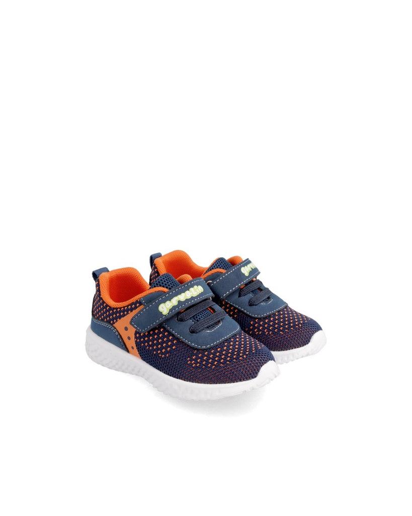 Garvalin - Runner - Azul Navy/Orange - Two Giraffes Children's Footwear