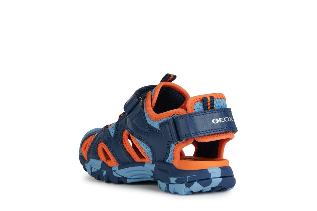 Geox - Borealis Sandal - Blue/Orange - Two Giraffes Children's Footwear