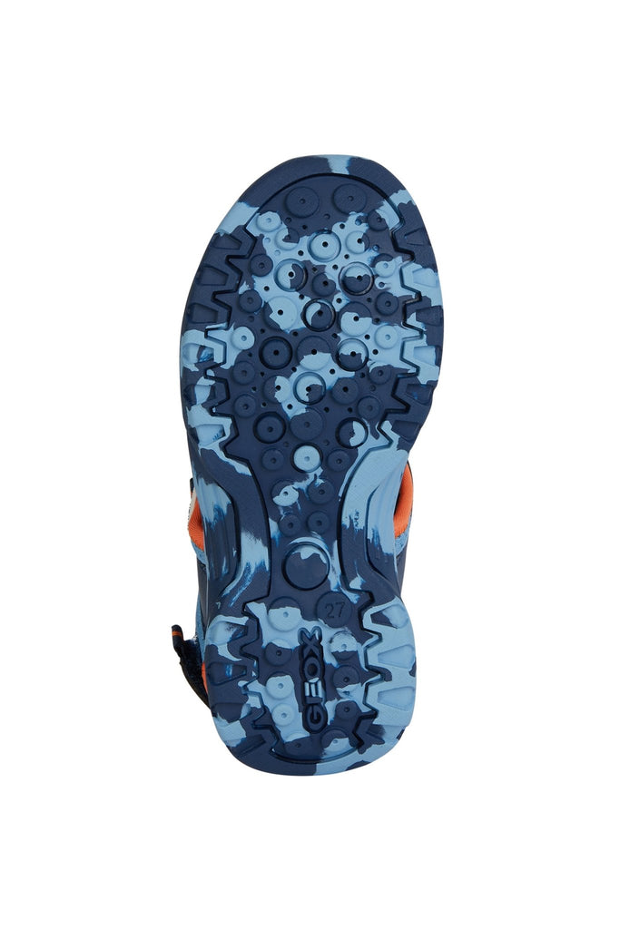 Geox - Borealis Sandal - Blue/Orange - Two Giraffes Children's Footwear