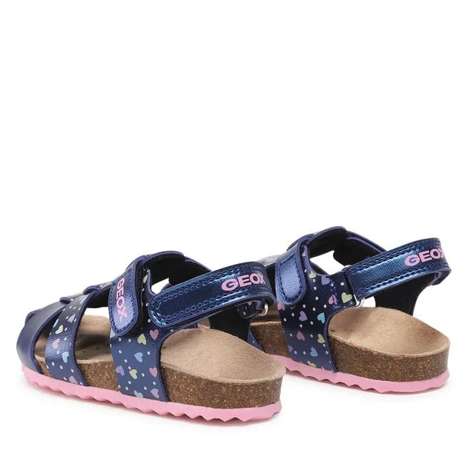 Geox - Chalki Sandal - Navy/Pink - Two Giraffes Children's Footwear