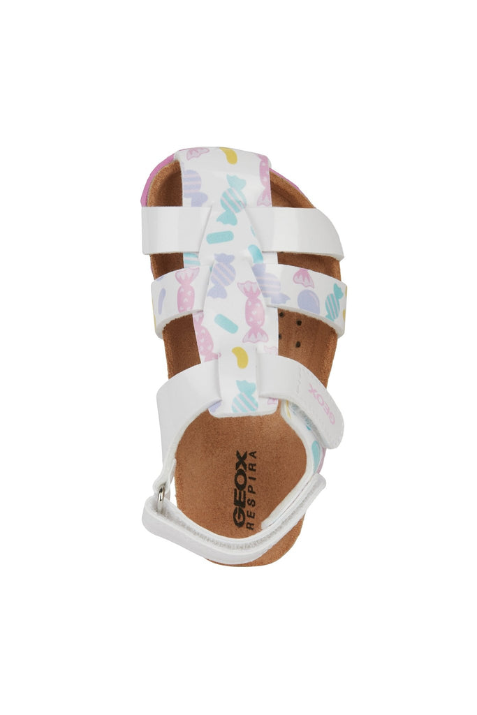 Geox - Chalki Sandal - White Multi - Two Giraffes Children's Footwear