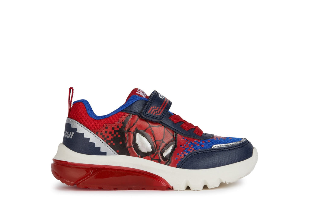 Geox - CIBERDRON - Spiderman Lights - Two Giraffes Children's Footwear