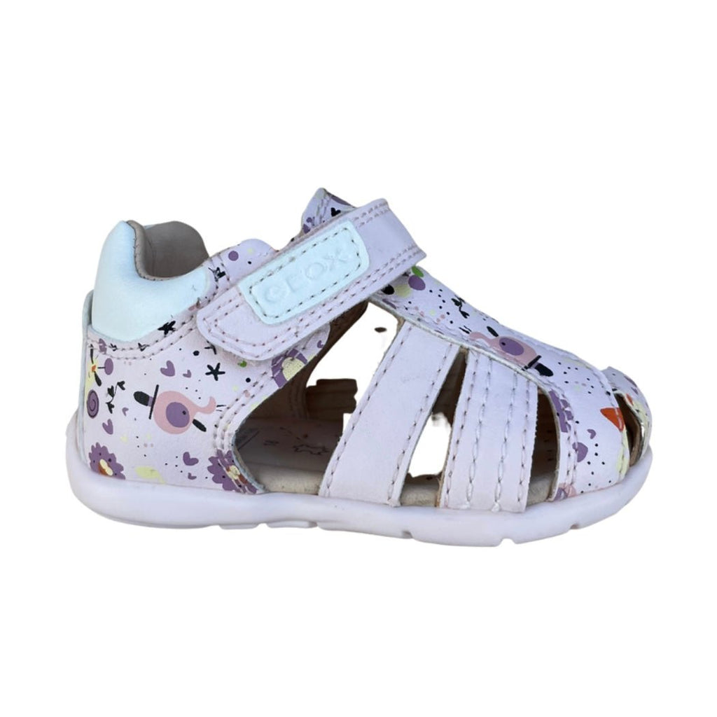Geox - Elthan Baby Girl Sandal - Pink/White - Two Giraffes Children's Footwear