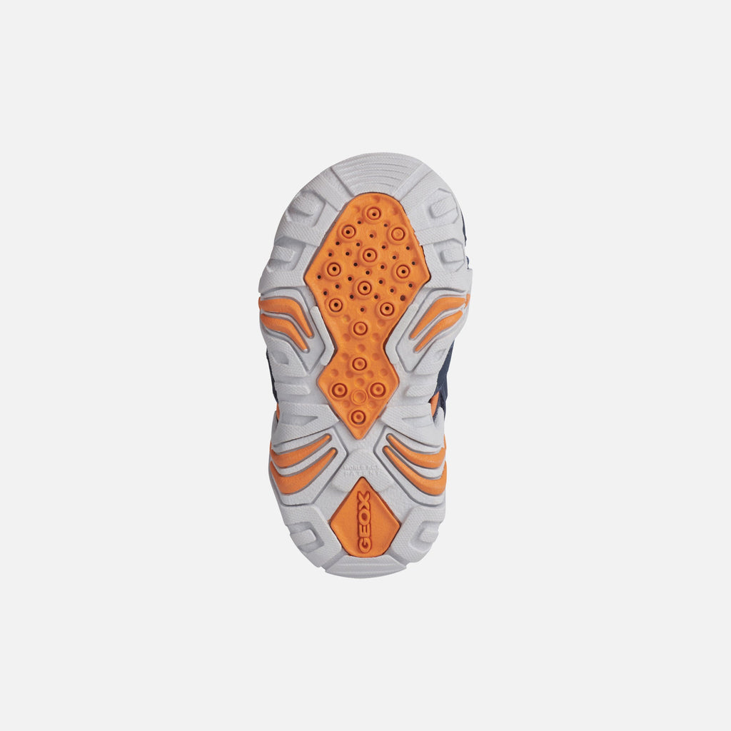 Geox - Kraze Toddler Sandal - Navy/Orange - Two Giraffes Children's Footwear