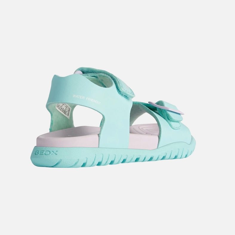 Geox - Sandal Fusbetto Junior - Sea Green/Lilac - Two Giraffes Children's Footwear