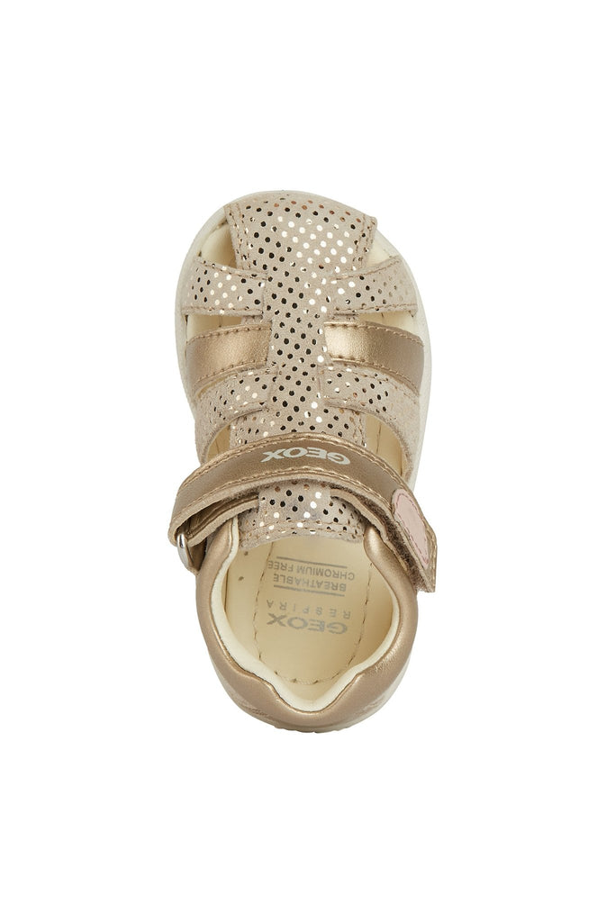 Geox - Sandal Macchia - Gold - Two Giraffes Children's Footwear