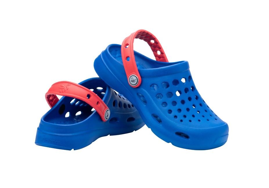 JOYBEES - ACTIVE CLOG - SPORT BLUE/RED / BLEU SPORT/ROUGE - Two Giraffes Children's Footwear