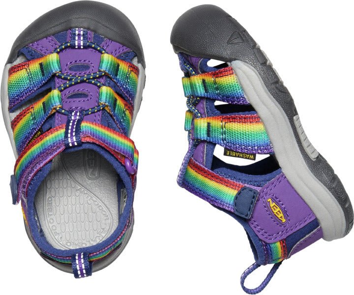 Keen - NEWPORT H2 - Little Kids Purple/Rainbow - Two Giraffes Children's Footwear