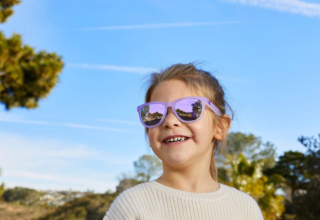 Knockaround Sunglasses - Kids Premiums Polarized - Grape Jellyfish - Two Giraffes Children's Footwear