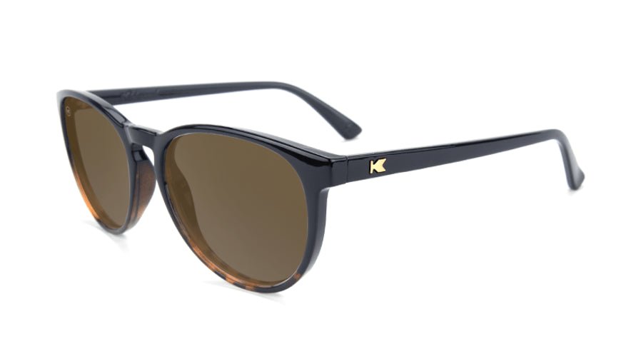 Knockaround Sunglasses - Mai Tais - Glossy Black Tortoiseshell Fade /Amber - Two Giraffes Children's Footwear