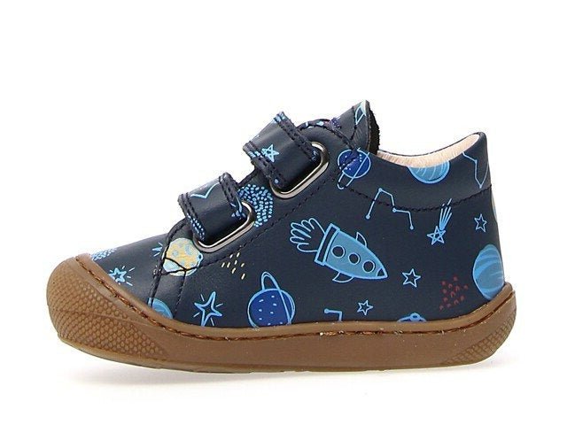 NATURINO - Cocoon VL - Navy Outer Space - Two Giraffes Children's Footwear