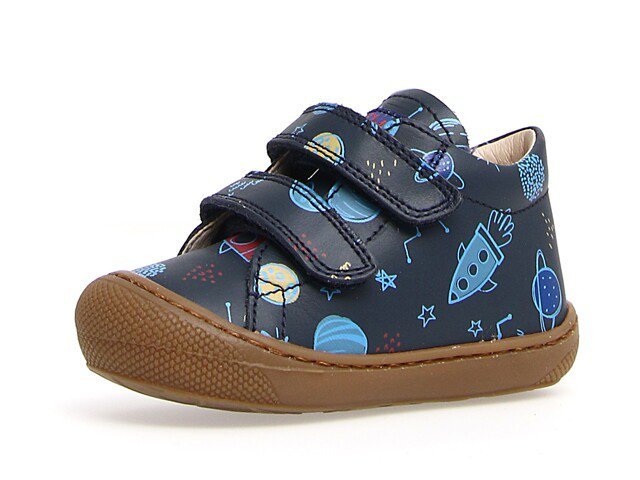 NATURINO - Cocoon VL - Navy Outer Space - Two Giraffes Children's Footwear