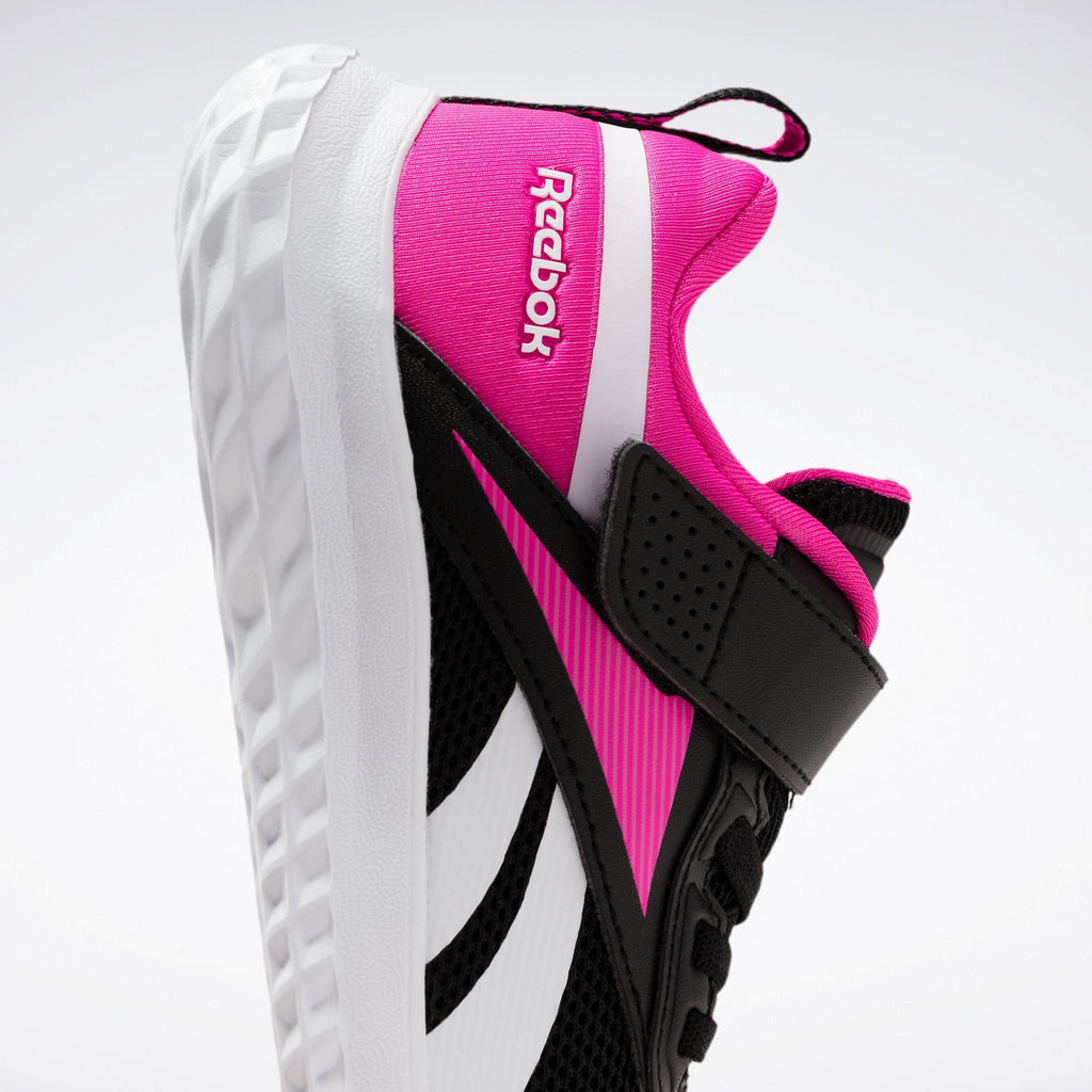 REEBOK - Rush Runner 5.0 - Black/Pink - Two Giraffes Children's Footwear