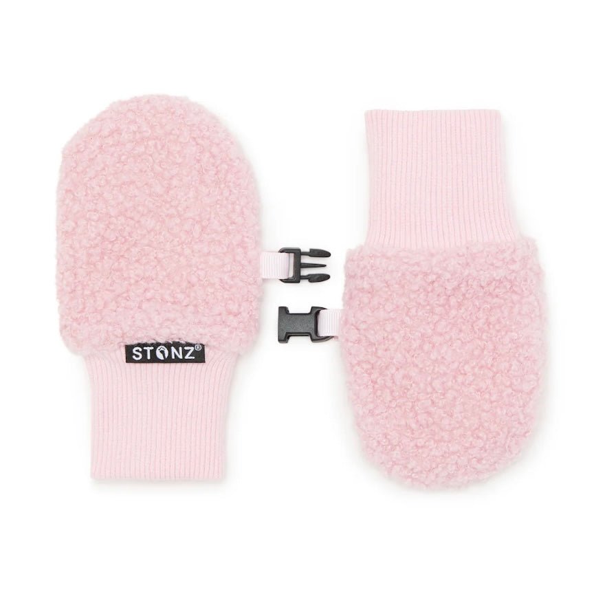 STONZ - Baby Fleece Mitts - Haze Pink - Two Giraffes Children's Footwear