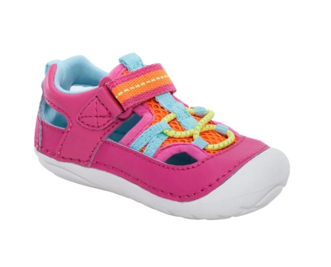 STRIDE RITE - Soft motion tobias sneaker sandal pink multi - Two Giraffes Children's Footwear